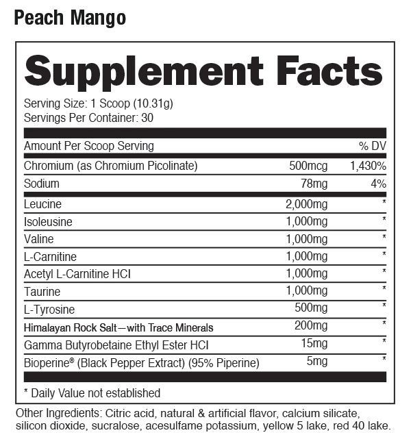 BUCKED UP Racked BCAA