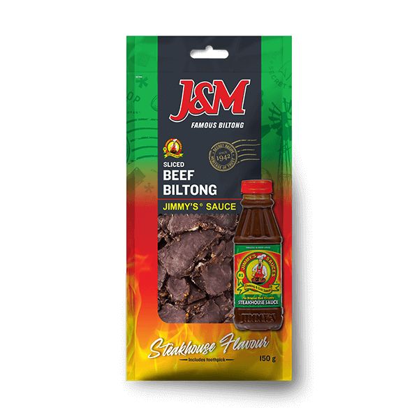 Biltong Beef Slices- Jimmy Sauce 150g