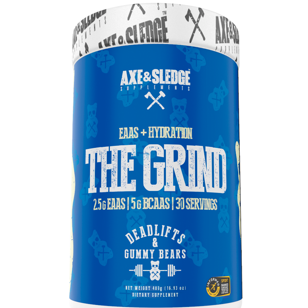 Deadlifts & Gummy Bears flavoured BCAAS & EAAS from Axe & Sledge